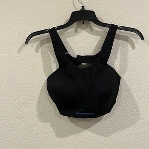 Runderwear black running sprout sports bra size 34D